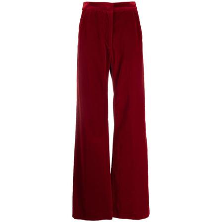 Dries Van Noten Wide Byxor röd, Dam Byxor, Dam, Storlek: M