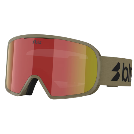 Bliz G002 Camo Green Brown With Red Multi