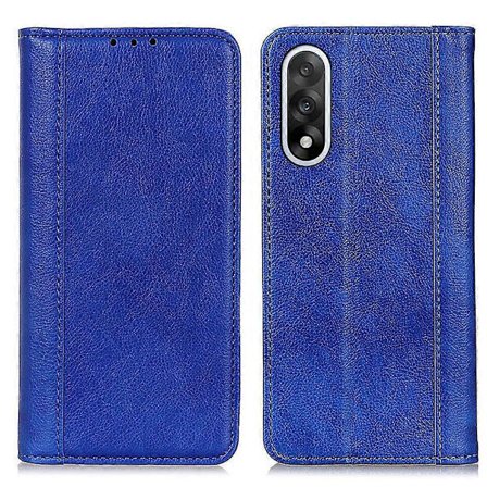 OnePlus Nord 5 5G -kotelo, seisontatuki, halkaistu nahka, litsirakenne, lompakkokotelo