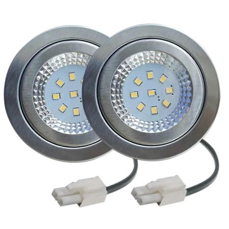2-pack Köksfläkt Lampa 1.5W 230V 68mm Spiskåpa Lampa Fläkt Lampa Rökventilationslampa Extr-Perfet