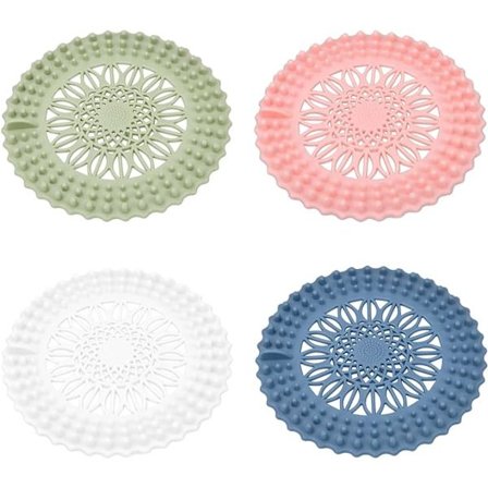 4 stk. Silikon Aftapningsbeskytter Vaskestativ 13cm Rund Aftapningsdæksel