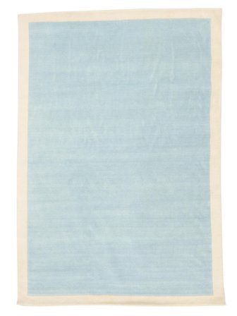 Tapis Handloom Pattern 160X230 Bleu/Beige (Laine, Inde)