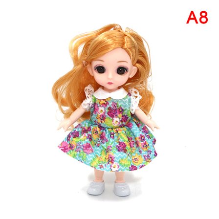 BJD 16CM Doll Casual Fashion Princess Clothing Dress Accessories
