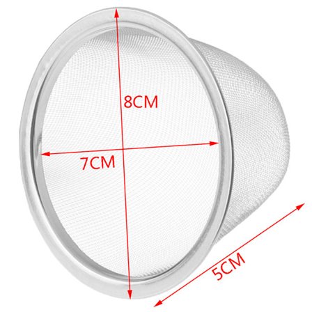 Genanvendelig rustfrit stål mesh te-infuser-si tekande te L
