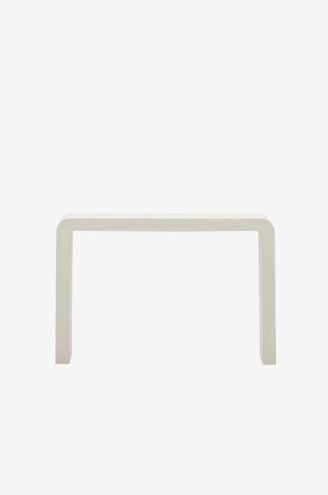 Kave Home - Avlastningsbord Aiguablava, 80x120 cm - Vit - Sidebord - Från Homeroom