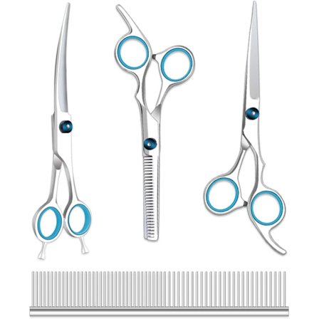 Hundesaks med sikkerhedsrunde spidser (sæt med 4)