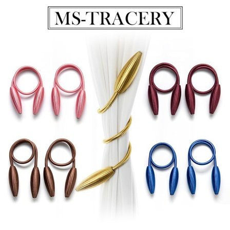 Reservedeler gardinbeslag, 2 stk, kreativ gardinholder/gardinklips/hage