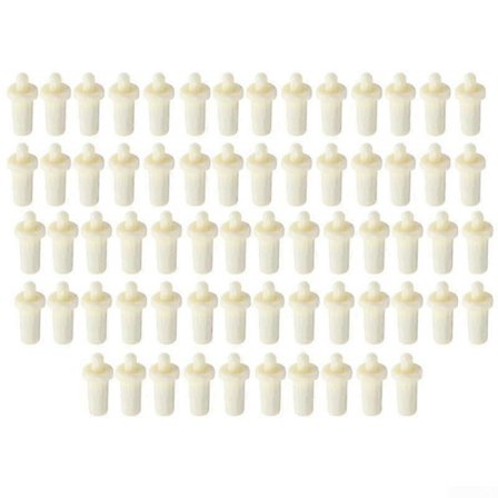 Fjederdelingsstiftsæt 80 stk. PP-materiale Overføringsakselstifter til skabsdøre Vinduesgardiner Jernkerne (FMY)