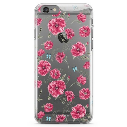 Bjornberry iPhone 6 Plus/6s Plus TPU Skal - Fjärilar
