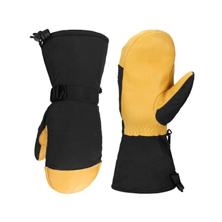 Læder Skihandsker med 3M Isolering - Vindtætte og Varme til Vintersport