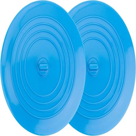 Silikonevaskprop til badekar, brusebad og vask, aftagelig prop, forhindrer vand i at løbe ud, 15 cm diameter, til afløbshuller op til 120 m