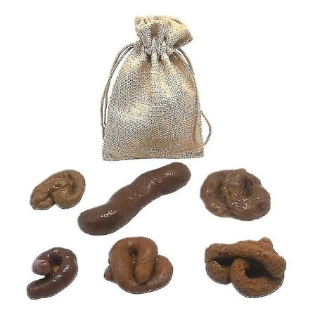 1 Sæt Imitation Poop Legetøj Dekorative Poop Rekvisitter Prank Legetøj (chokolade)