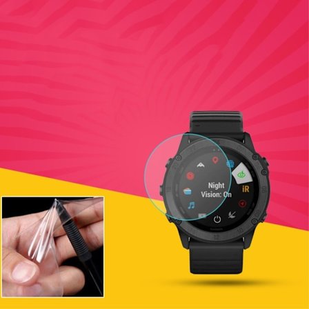 Garmin Tactix Delta/Fenix 6X skärmskydd i TPU