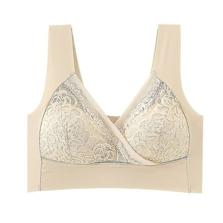 Dam Bralette Push-up BH Sömlösa Vestee Spetsunderkläder