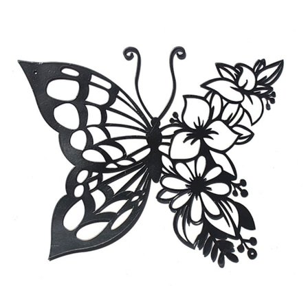 Butterfly Silhouette Butterfly Ornament L
