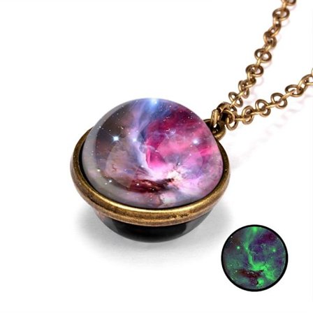 3st Glow Planet Halsband Galaxy Chain C C