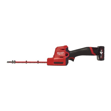 Milwaukee M12 FHT20-402 Hekksaks med 4,0 Ah batteri og lader, Hagemaskiner