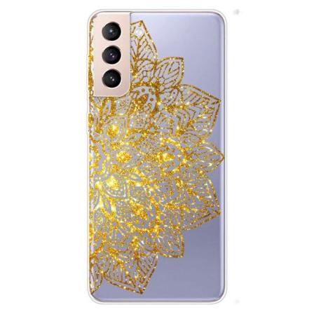 Glitter Samsung Galaxy S22 Plus cover - Gyldne Glitterblade Gold