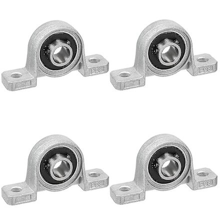 4 stk. Lejehus Flange Leje 8mm Kp08 Kugleleje Blok Pudeblok Leje Til Reservedel Fra TINGQUAN