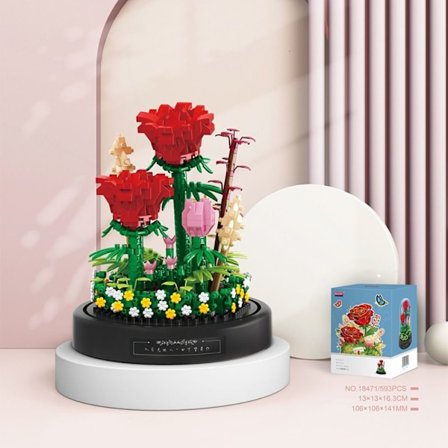 Byggklossar Blomma Blomsterbukett 3 3