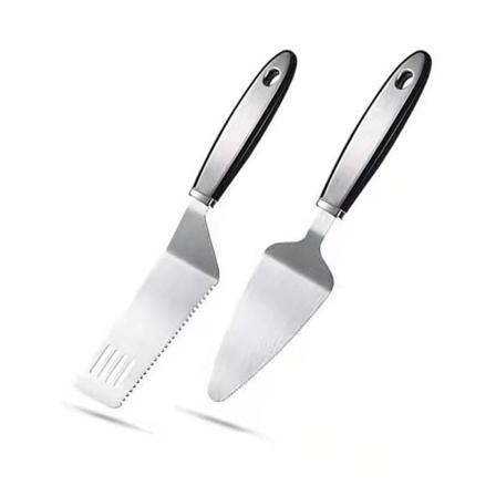 Cake Lifter Rostfritt stål Cake Server Set Cake Cutter tandad spatel