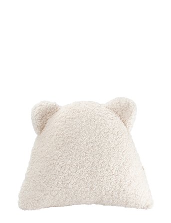 Wigiwama Bear Cushion Teddy - Cream - 37X 40CM