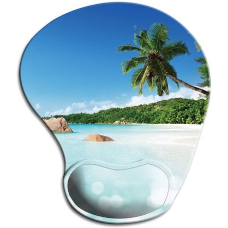 Ergonomisk musemåtte med håndledsstøtte, sødt design og skridsikker PU-base, velegnet til hjemmekontor, arbejde og studier, hvilket gør skrivningen 