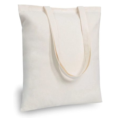 12-pack återanvändbara bomullskassar, medium tygväska för shopping & DIY [ZHE]