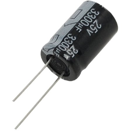 SODIAL Polariserte 3300uF 25V Aluminiumelektrolytiske kondensatorer 20 stk