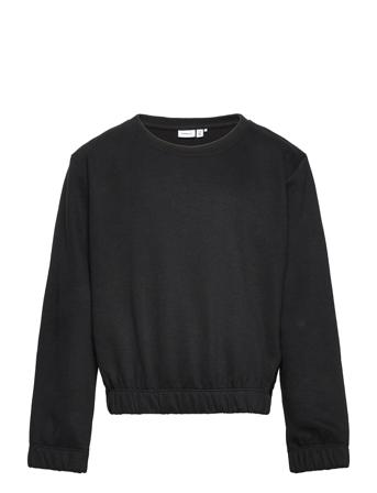 Nkftulena Ls Sweat Unb Sweat-shirt Genser Svart Name It