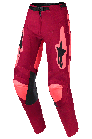 Spodnie Cross Alpinestars Racer Riway Ciemnoczerwony/Koralowy 32