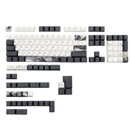 140 Nøgler Blæk Lotus til Key Caps Japansk PBT Dye Subbed OEM Profil Keycaps Til MX Switches Mekanisk Tastatur Keycap S