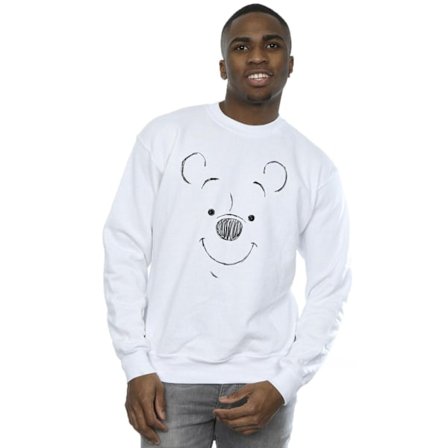Disney Winnie The Pooh Winnie The Pooh Face Sweatshirt XXL för män