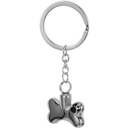 Urne Memorial Vedhæng Nøglering Aske Mindesmærke Kremering Smykker Knogleform Vedhæng Nøglering Dekoration