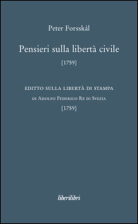 Pensieri sulla libertà civile Peter Forsskal