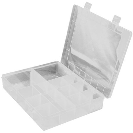 Oppbevaringsboks Smykkeboks Display 14 Rom Justerbar Plast