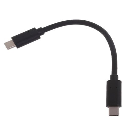 1-pakka 100 W USB C - USB C -kaapeli, tyyppi C - tyyppi C -latauskaapeli, 15 cm / 30 cm, suora pää