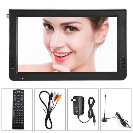 Bærbar 10" 1080P digital-TV med TFT LED-skjerm