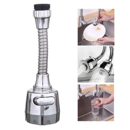 Dyse til tryk med bruser - Kitchen Crane Adapter Metal