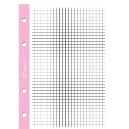 Interdruk/ A4 Lined Papper/ Vit/ Paket med 100 Ark