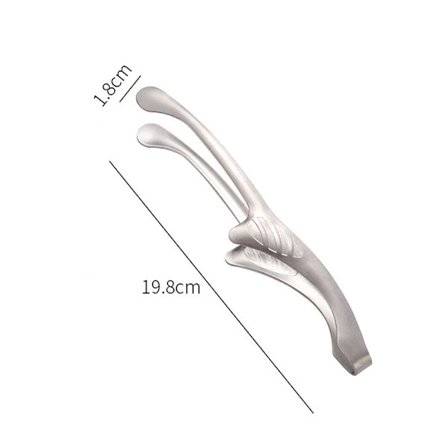 Tång i rostfritt stål Slitstark Användbar Tvättbar Säker Bekväm Bäst för matlagning och grillning Sallad Fisk Tjock