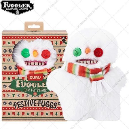 Original Fuggler Ugly Teeth Monsters Plyslegetøj Butt Ugly Pets Festivaler Jul Fuggs Snemand Rensdyr Peluche Dukker Gave Børn