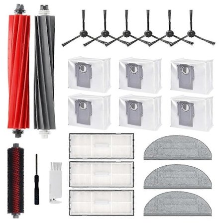 för S8 Pro Ultra Robotdammsugare Huvudborste Sidoborste Hepa-filter Moppduk Dammpåsar Ersättningsdelar-WELLNGS