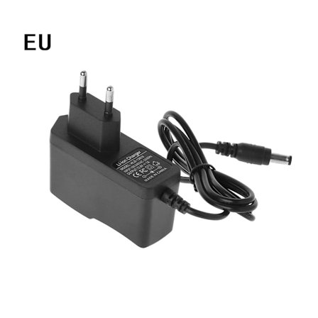 100-240V 5.5X2.1mm 1A 12.6V EU US Stik Lithium Strømadapter EU US Stik Transformer 18650 Lithium Batterioplader Tilbehør