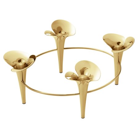 Georg jensen Bloom Botanica kynttilänjalka, kulta