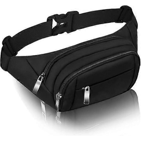 Magemasker og Fanny Packs for Kvinner Menn Stor Kapasitet Midjeveske 4 Lommer - Vanntett Løpebelte