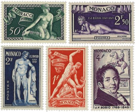 Monaco 1948 - YT 314-318 - Postfrisk