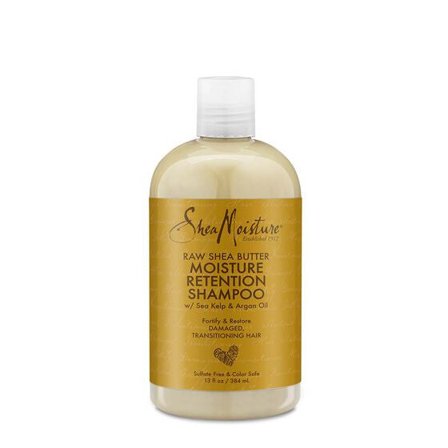 SHEA MOISTURE Raw Shea Butter Moisture Retention Shampoo 384ml - Shampoo Riparatore