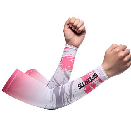 Ice Silk Arm Sleeves Cover Sports Running UV Solskydd Ut