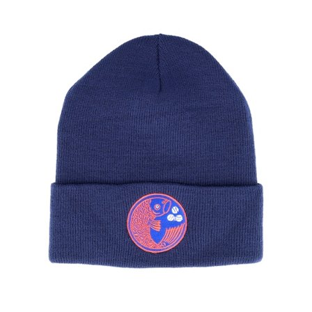 American Needle - Blå cuff Beanie - Hiroshima Carp Knit Navy Cuff @ Hatstore